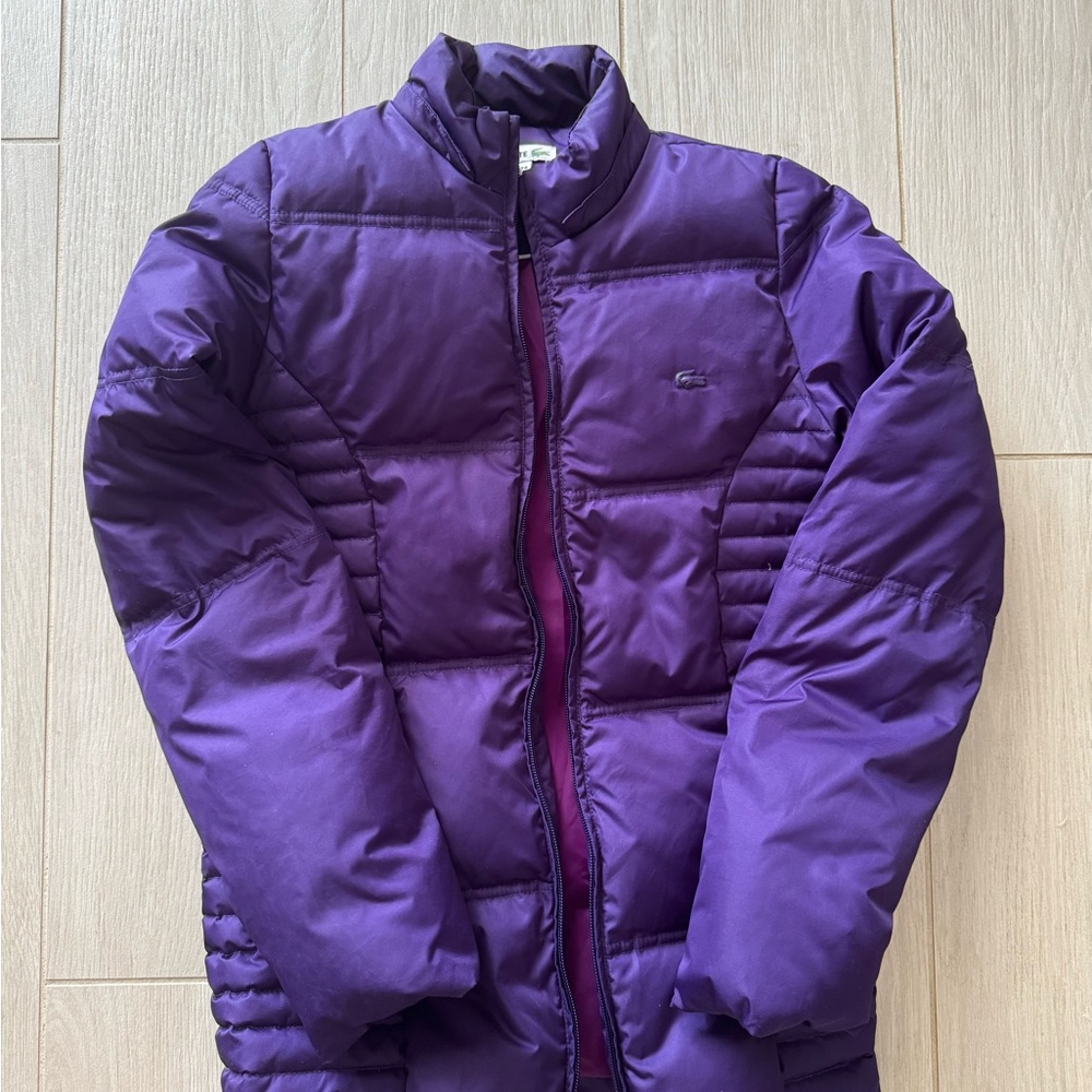 Lacoste Deep Purple Puffer Jacket